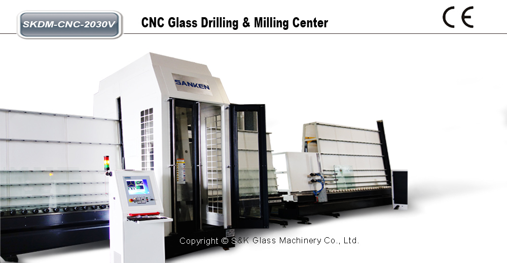 SKDM-CNC-2030V 立式玻璃钻铣加工中心